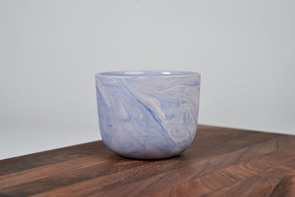 Kávový hrnek z porcelánu - Flow - červánkový - 200 ml