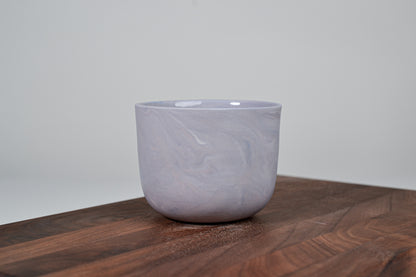 Kávový hrnek z porcelánu - Flow - červánkový - 200 ml