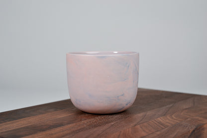 Kávový hrnek z porcelánu - Flow - červánkový - 200 ml