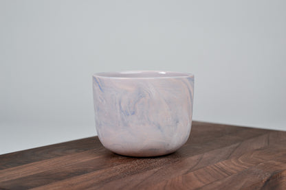 Kávový hrnek z porcelánu - Flow - červánkový - 200 ml