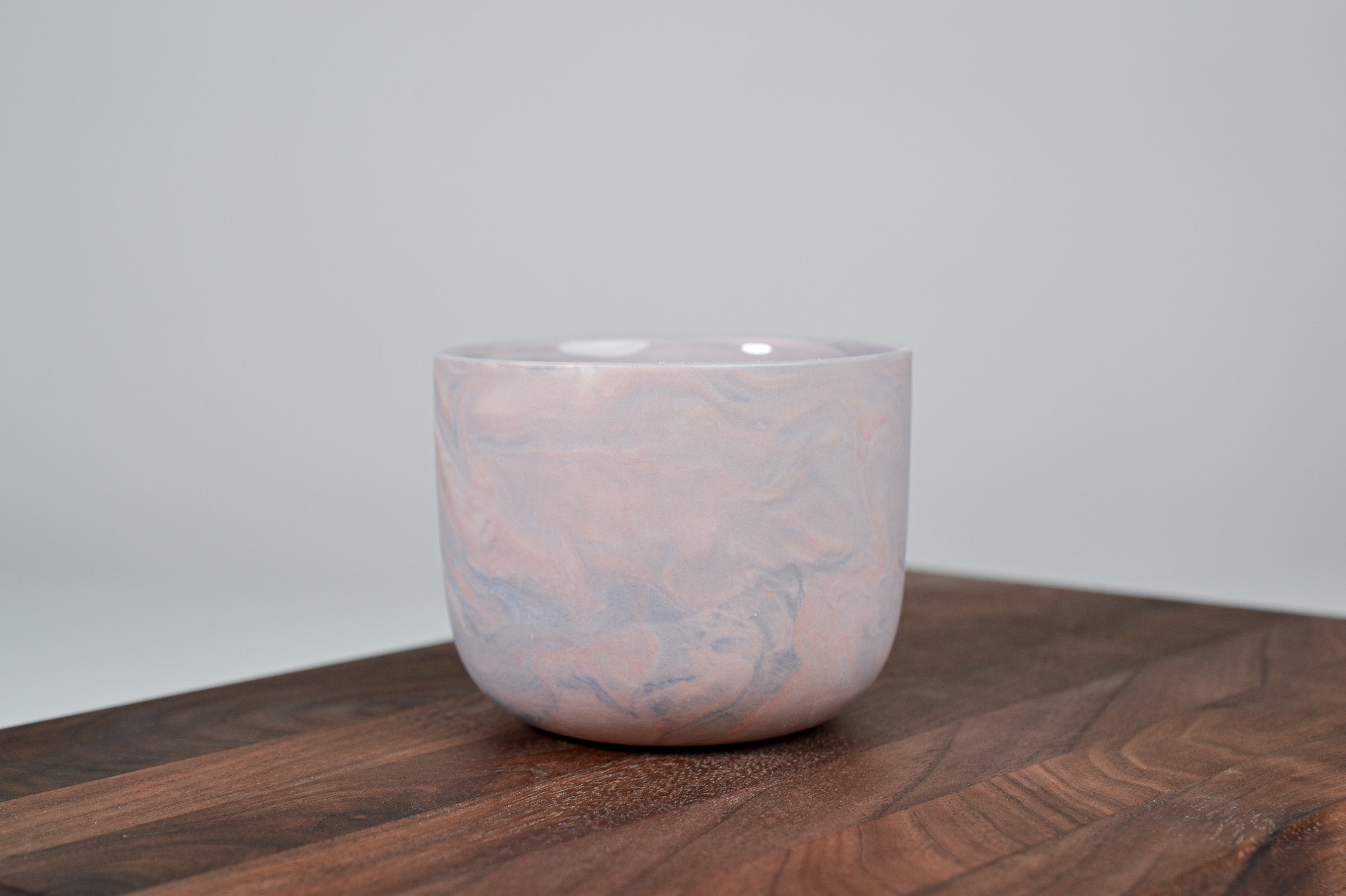 Kávový hrnek z porcelánu - Flow - červánkový - 200 ml