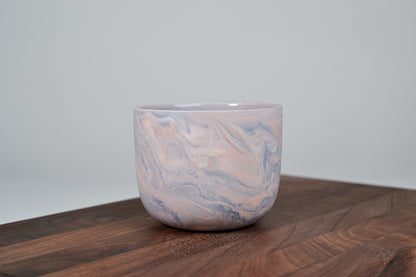 Kávový hrnek z porcelánu - Flow - červánkový - 200 ml