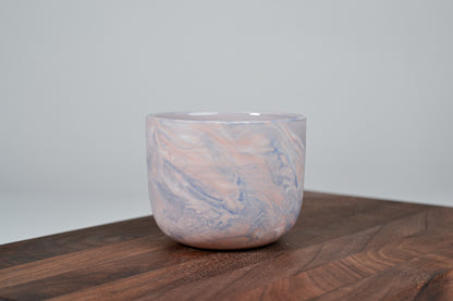 Kávový hrnek z porcelánu - Flow - červánkový - 200 ml