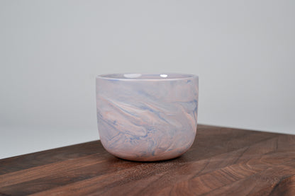 Kávový hrnek z porcelánu - Flow - červánkový - 200 ml