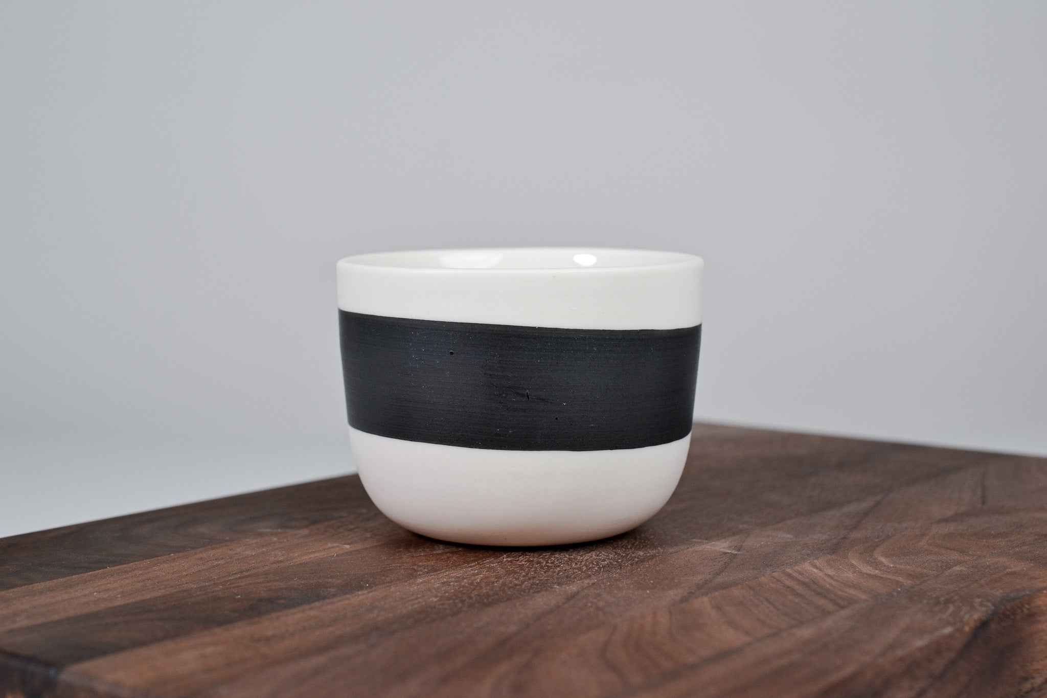 Black Line - Simple Coffee Mug - 160 ml