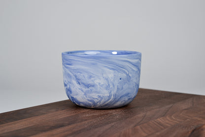 Kávový hrnek z porcelánu - Flow - 280 ml - modrý porcelán
