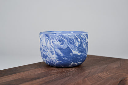 Kávový hrnek z porcelánu - Flow - 280 ml - modrý porcelán