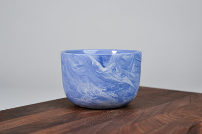 Kávový hrnek z porcelánu - Flow - 280 ml - modrý porcelán