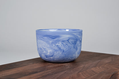 Kávový hrnek z porcelánu - Flow - 280 ml - modrý porcelán