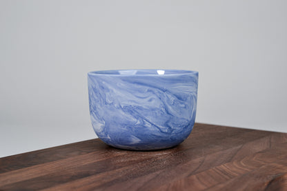 Kávový hrnek z porcelánu - Flow - 280 ml - modrý porcelán
