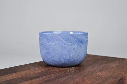 Kávový hrnek z porcelánu - Flow - 280 ml - modrý porcelán