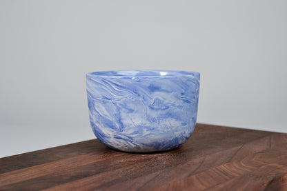Kávový hrnek z porcelánu - Flow - 280 ml - modrý porcelán