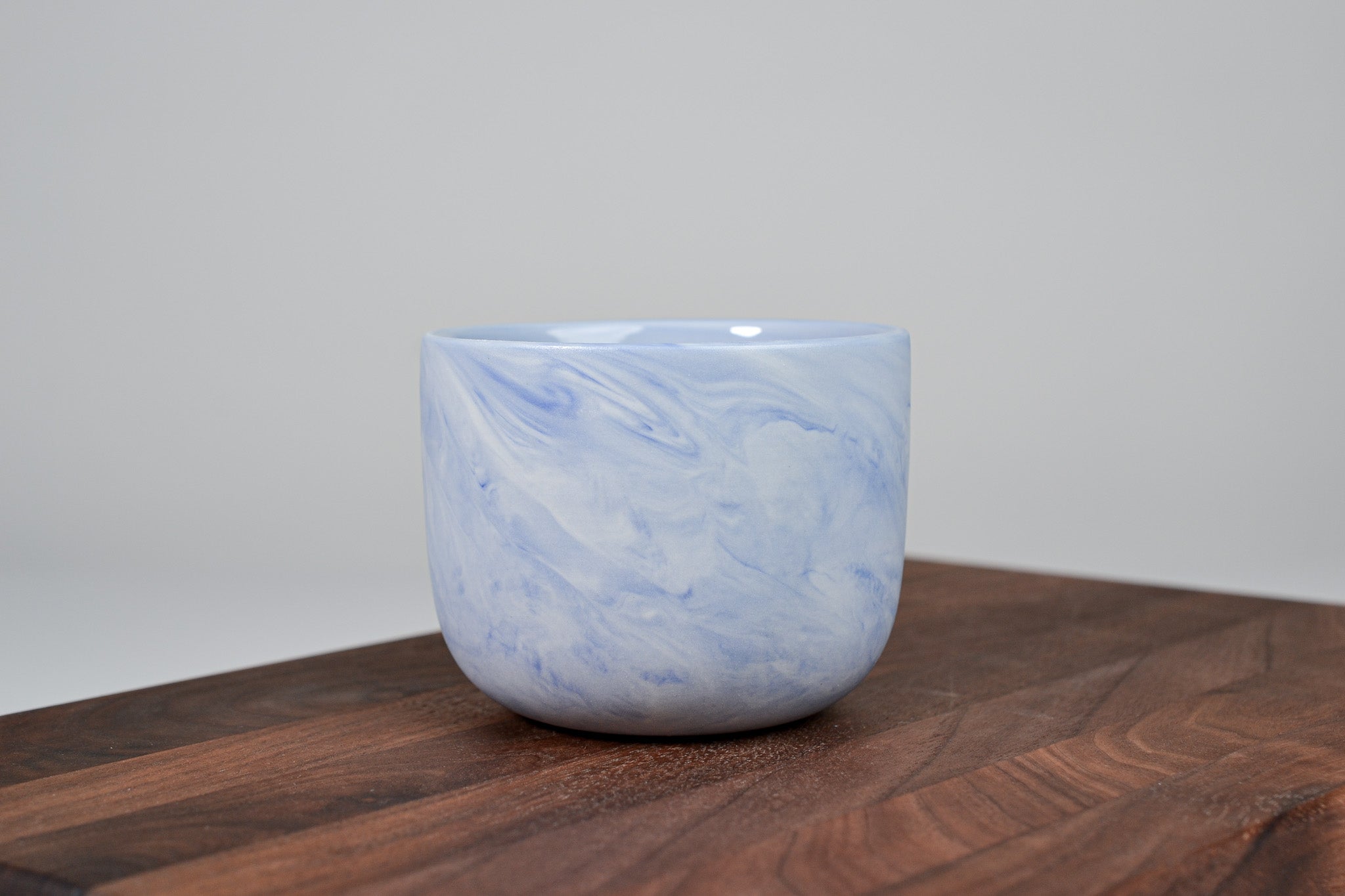 Porcelain coffee mug - Flow - blue - 200 ml