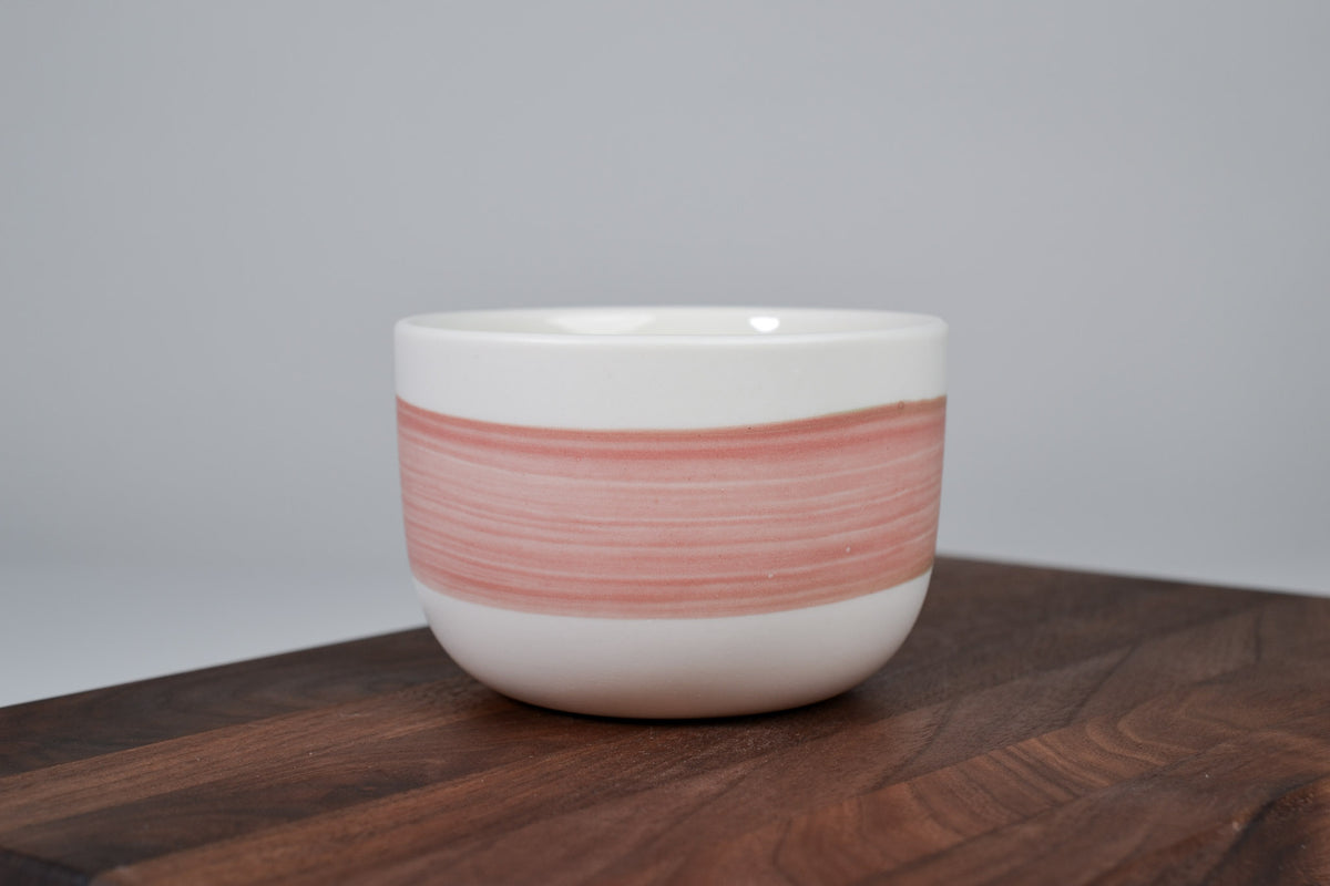 Pink & Green Line - Simple coffee mug - 280 ml