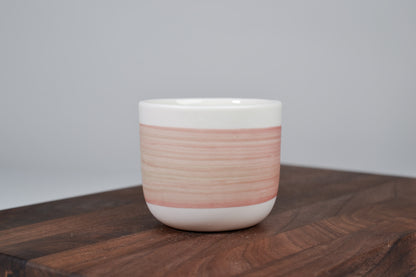 Pink line - coffee mug - 130 ml