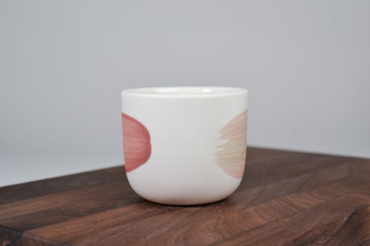 Pink line - coffee mug - 130 ml