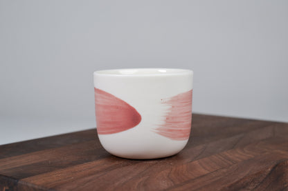 Růžová linka - kávový hrnek - 130 ml