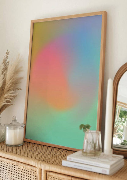 Umělecký tisk Pastel Blend – Bez rámu / 50 × 70 cm
