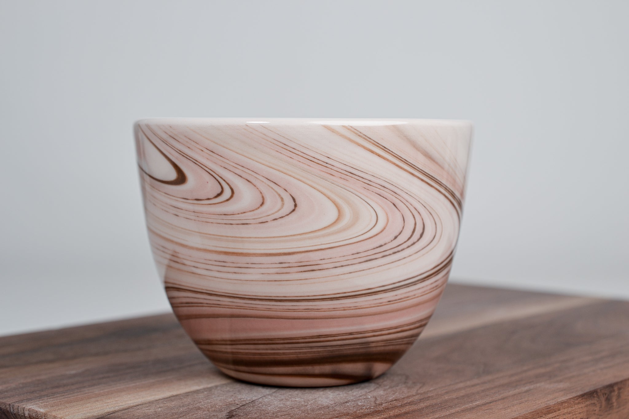 Kouřový šálek, růžový - 300 ml - Lesklá verze