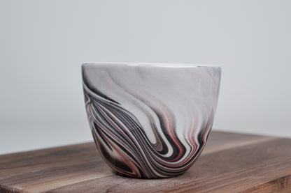 Kouřový šálek, bordó - 200 ml - Lesklá verze