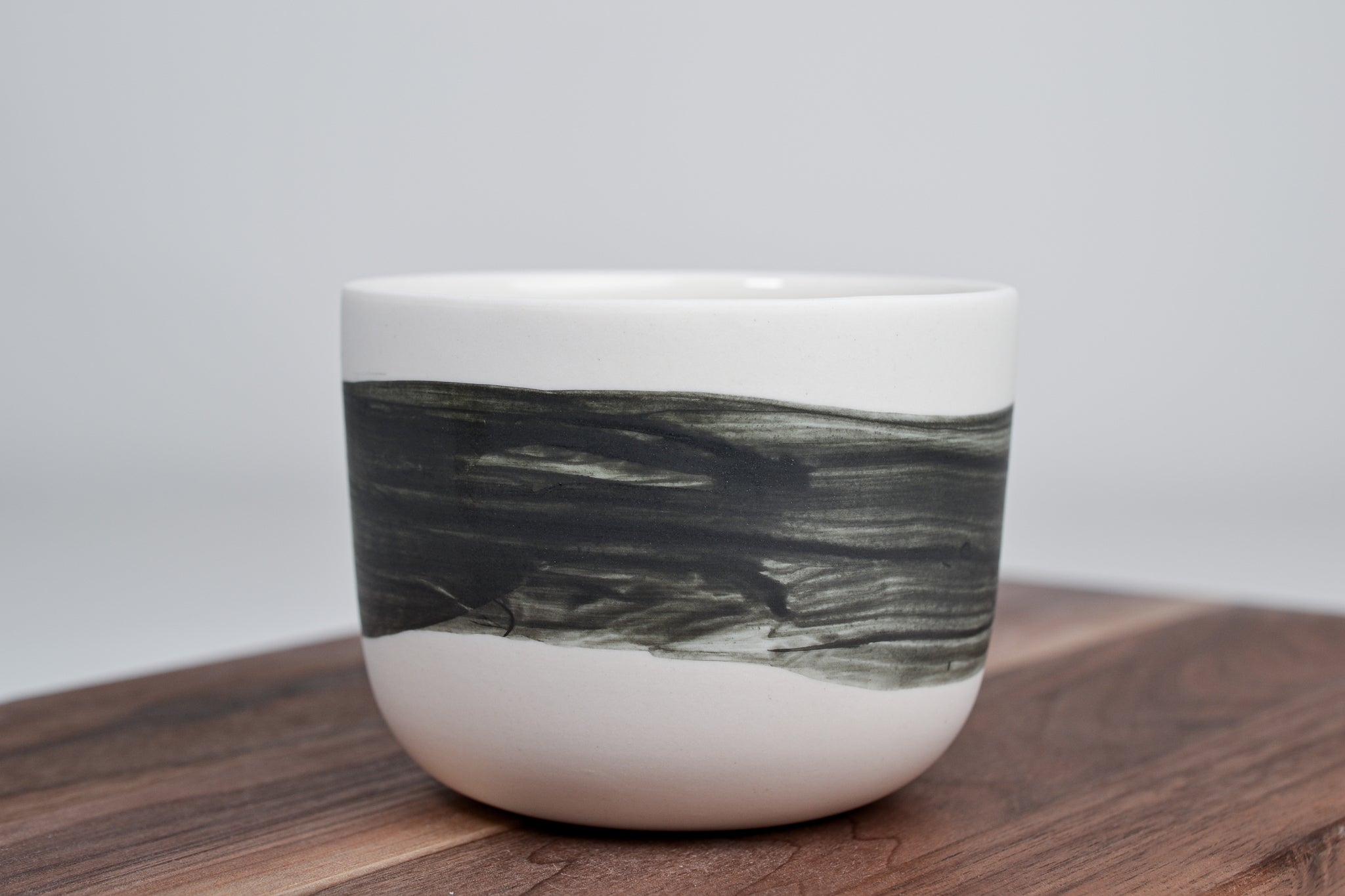 Black Line - Minimalist Coffee Mug - 300 ml