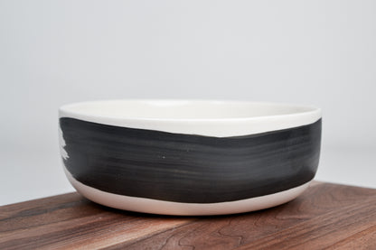 Černá linka - snídaňová miska - 850 ml