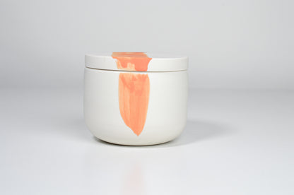 Simple sugar jar, summer line, 300ml cup with a lid 