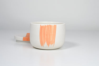 Simple sugar jar, summer line, 300ml cup with a lid 