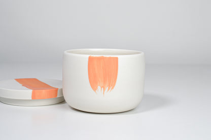 Simple sugar jar, summer line, 300ml cup with a lid 