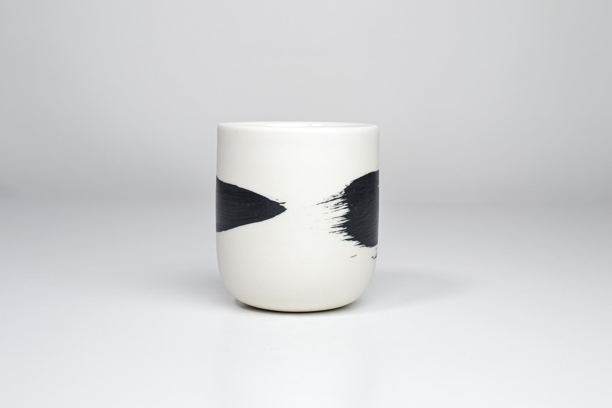 Simple cup, black line, 170ml