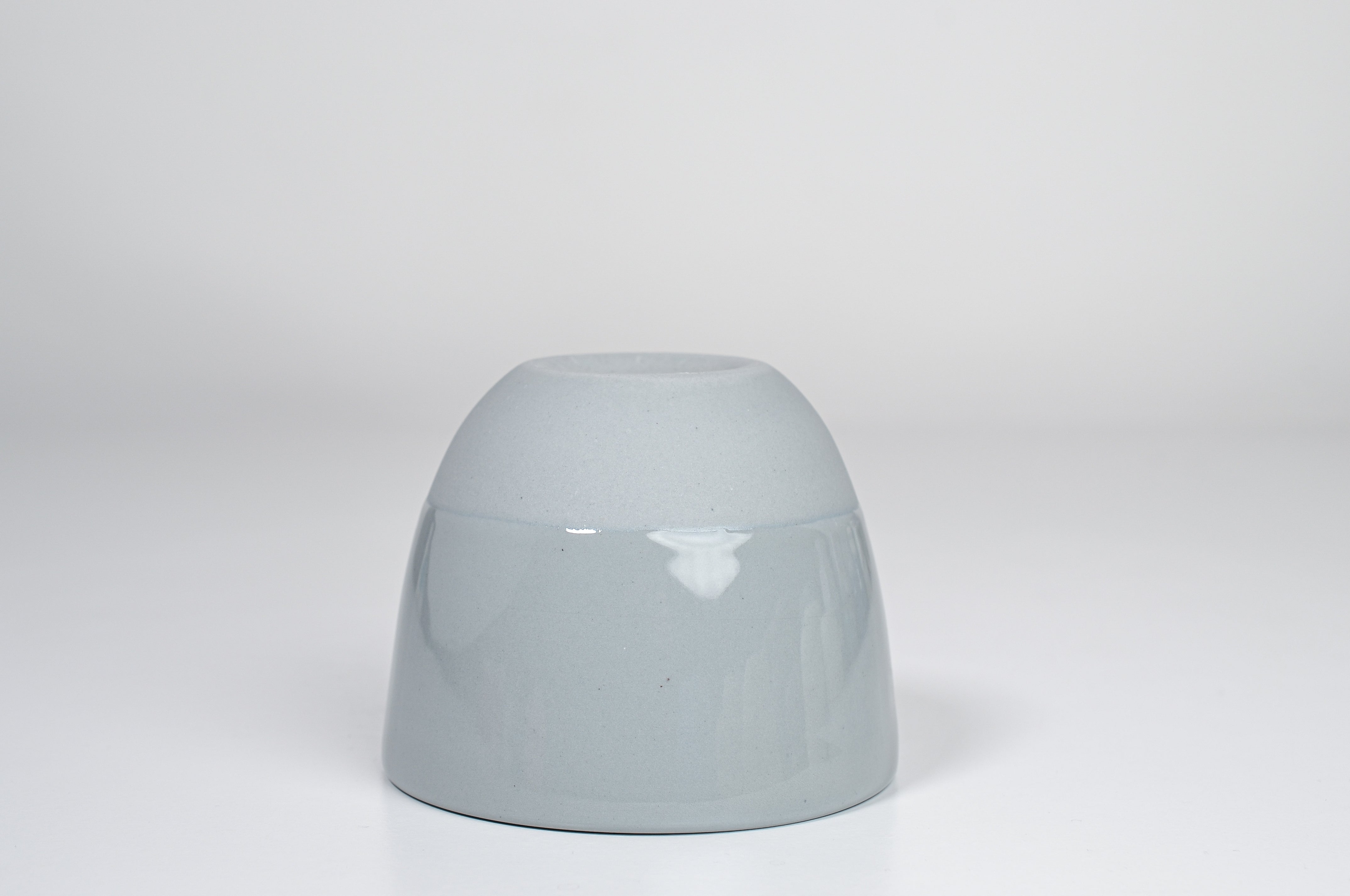 Simple ash gray cup