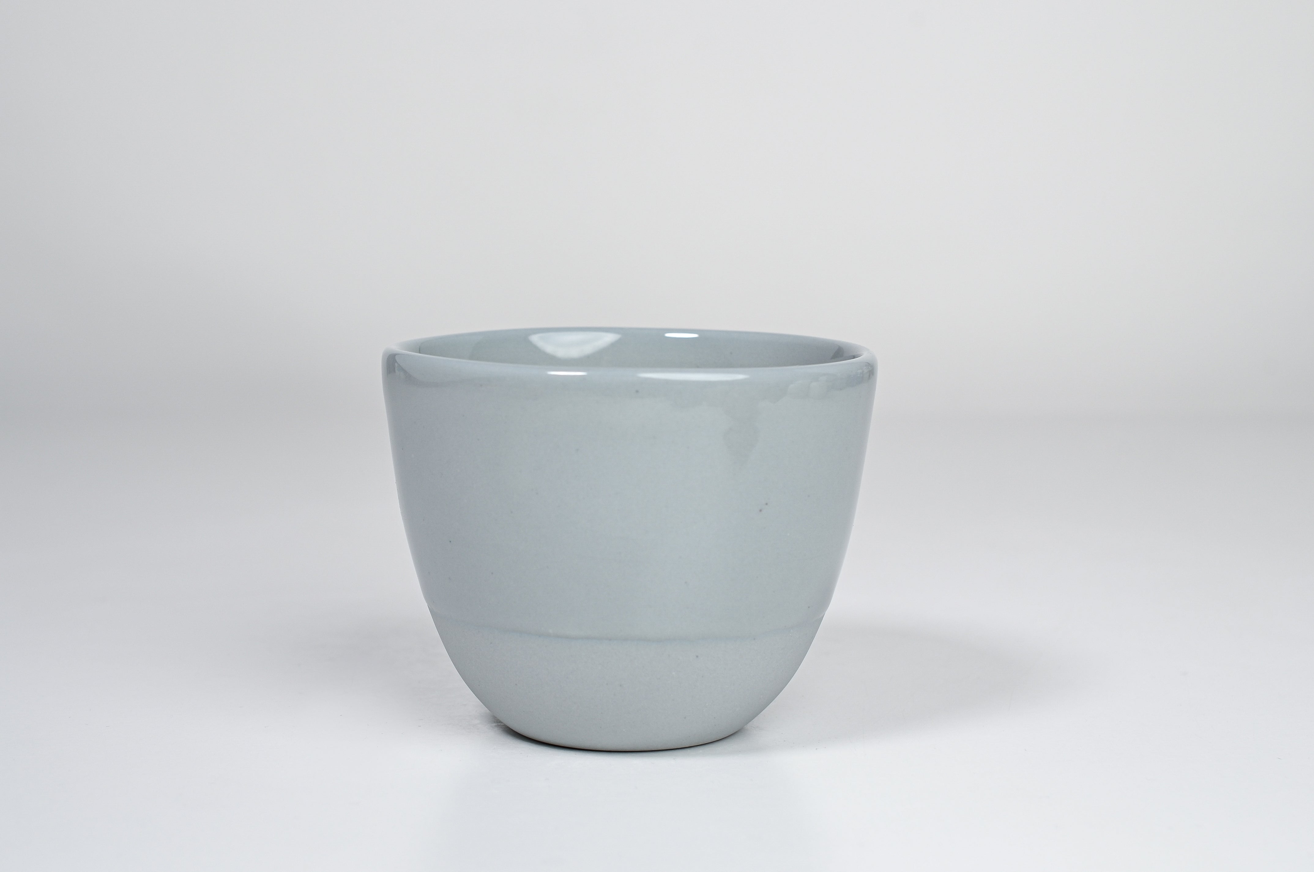 Simple ash gray cup