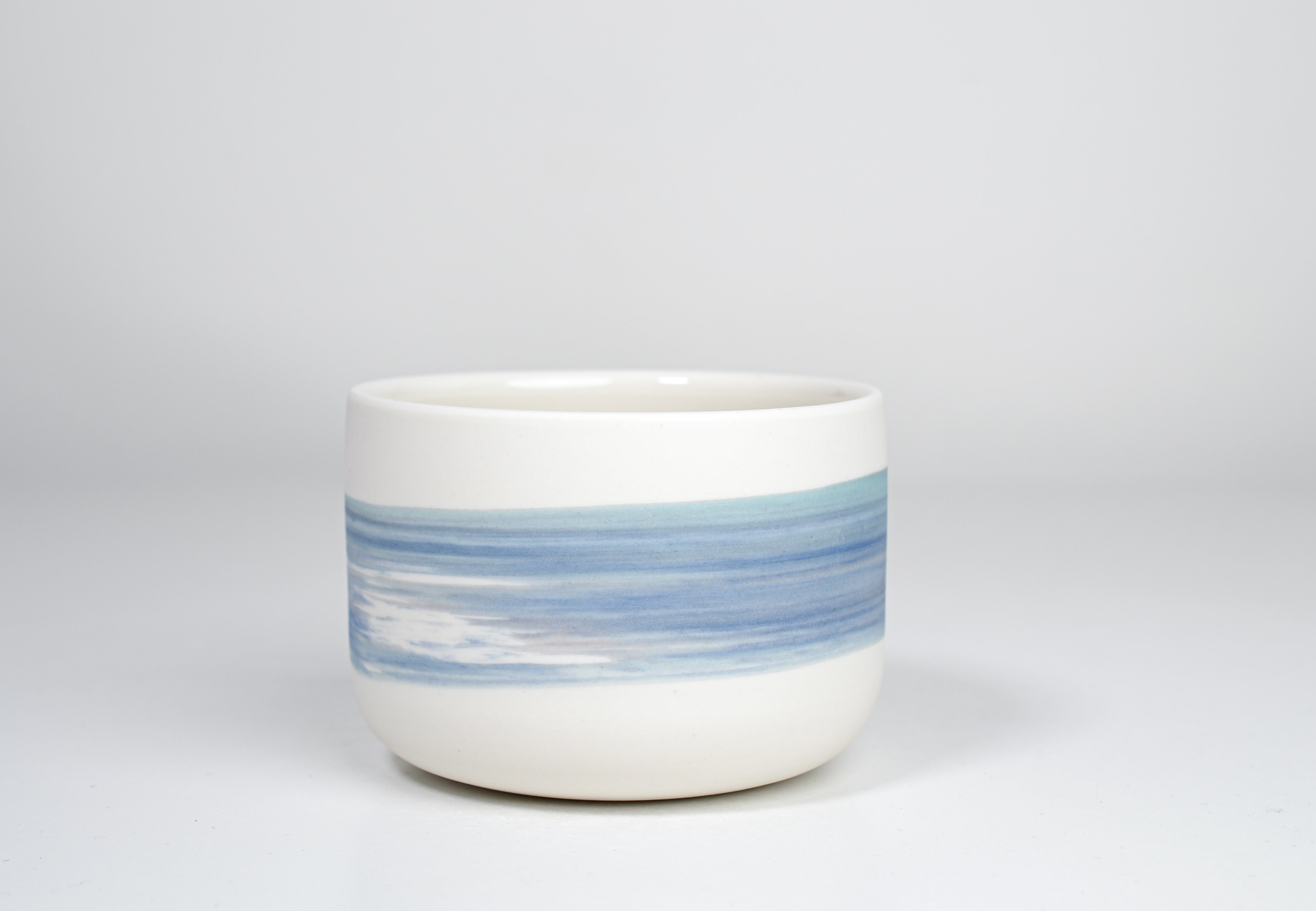 Simple cup, rainbow line, 300ml
