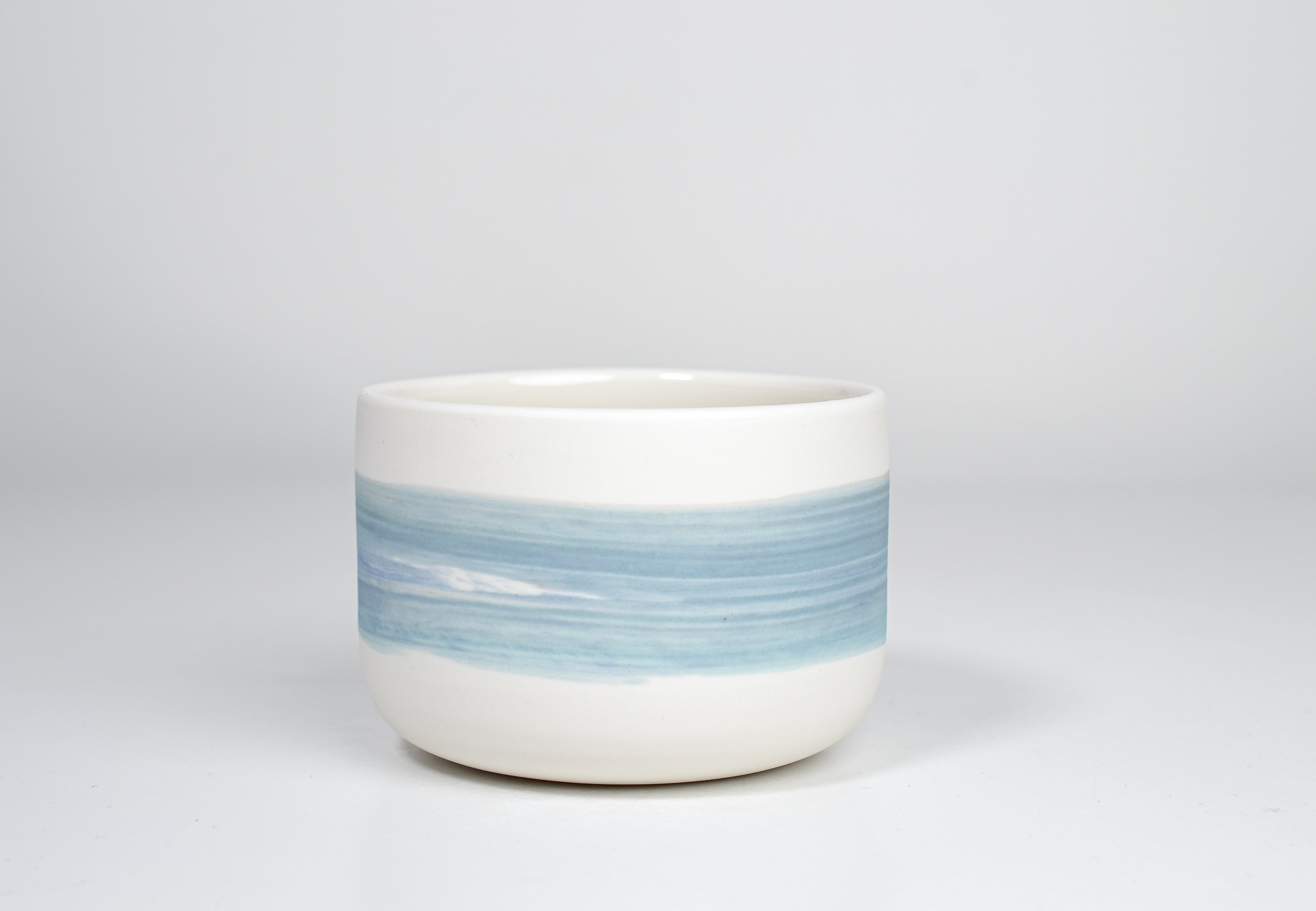 Simple cup, rainbow line, 300ml