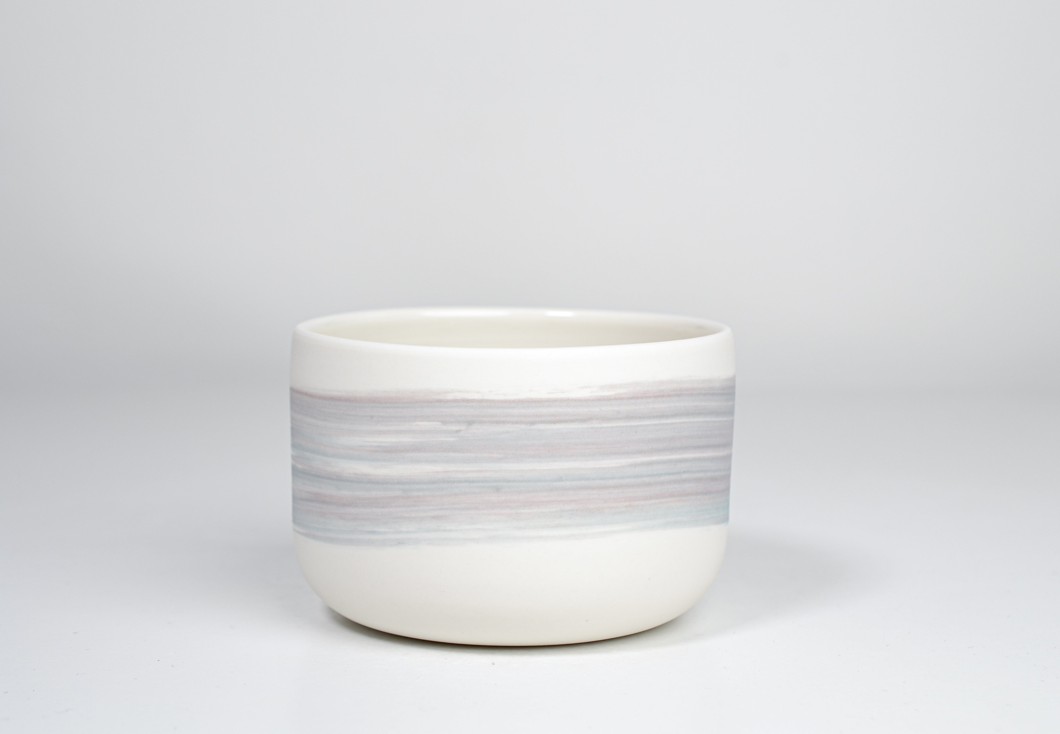 Simple cup, rainbow line, 300ml