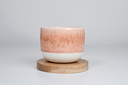 Solid oak coaster