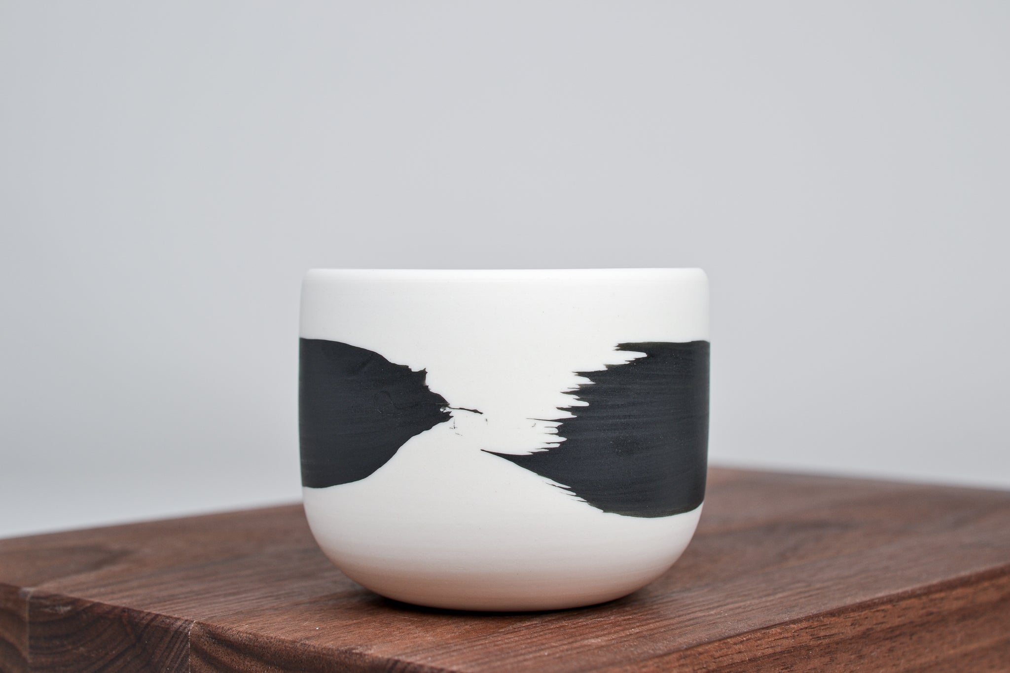 Black line - Simple cup for coffee - 200ml