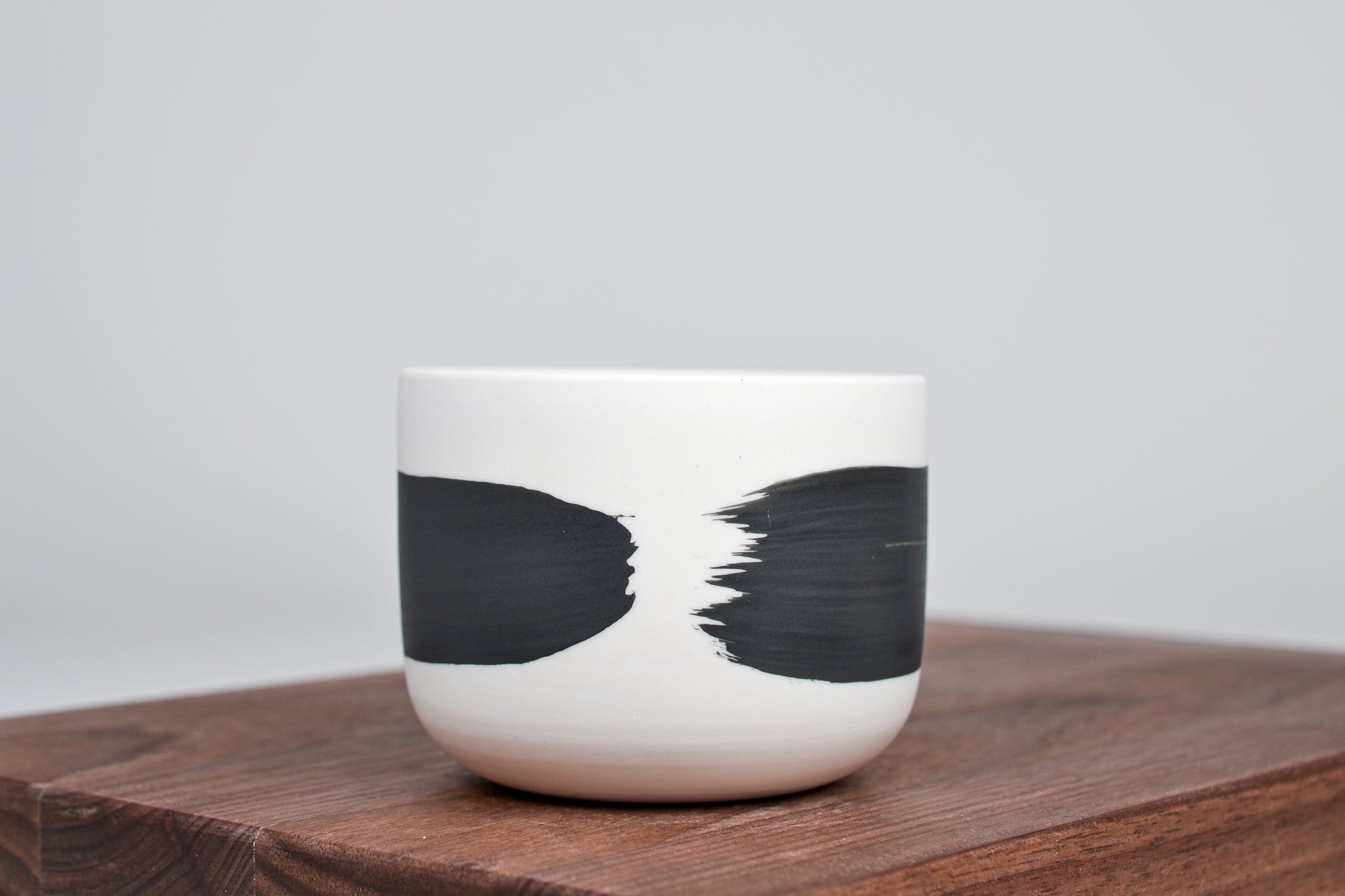 Black line - Simple cup for coffee - 200ml