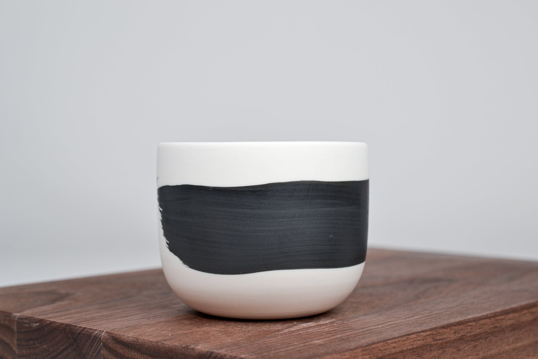 Black line - Simple cup for coffee - 200ml