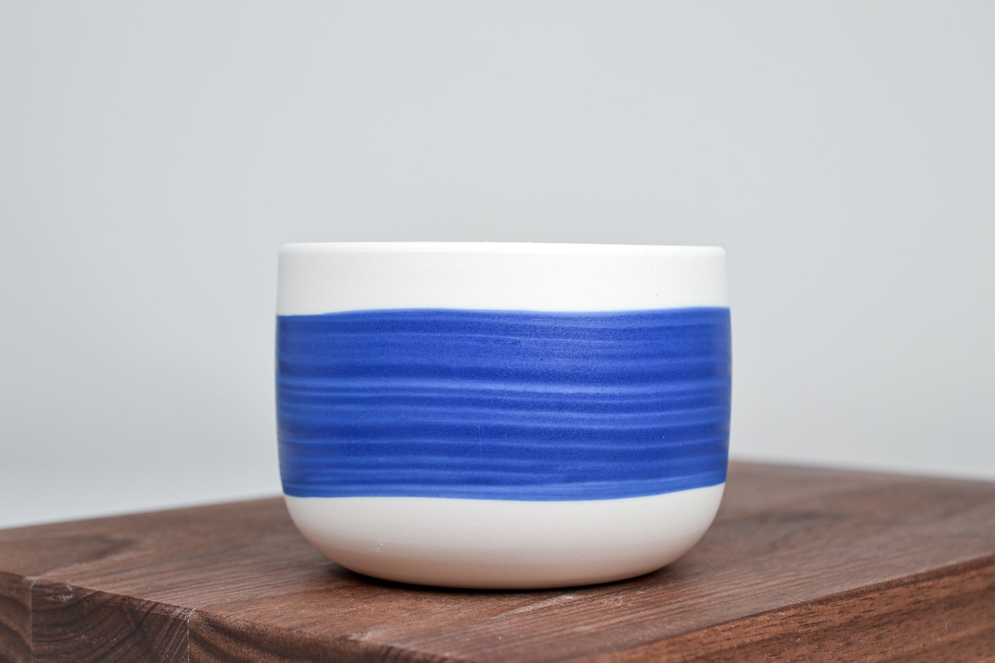 Blue line - Simple cup for coffee - 300ml