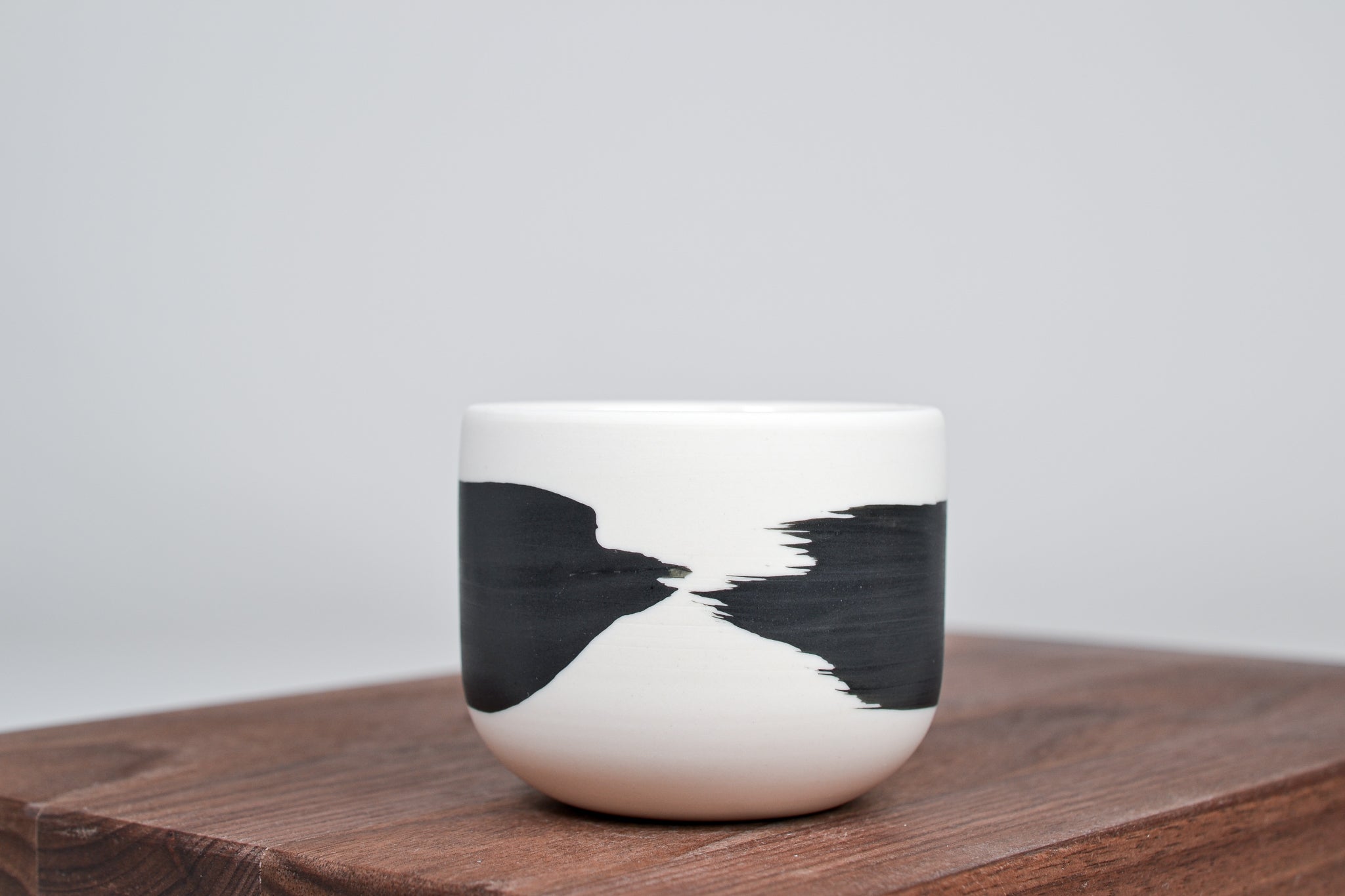 Black line - Simple cup for coffee - 150ml