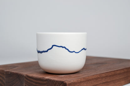Horizont - Simple cup for coffee - 200ml - cobalt blue