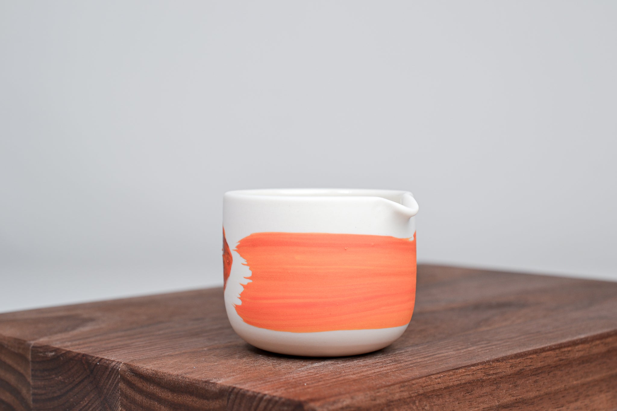Simple milk jug, sunset line, 75ml