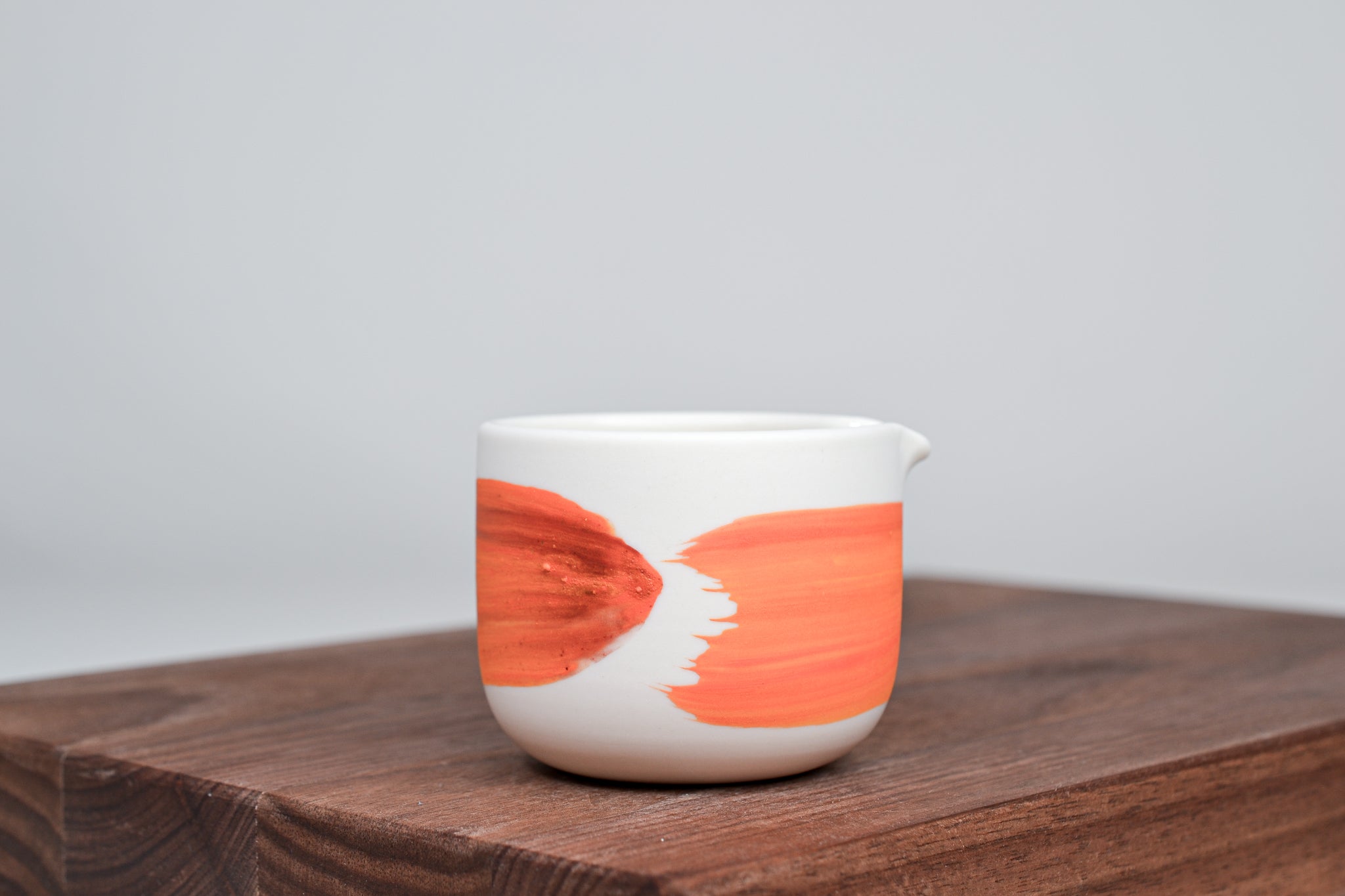 Simple milk jug, sunset line, 75ml
