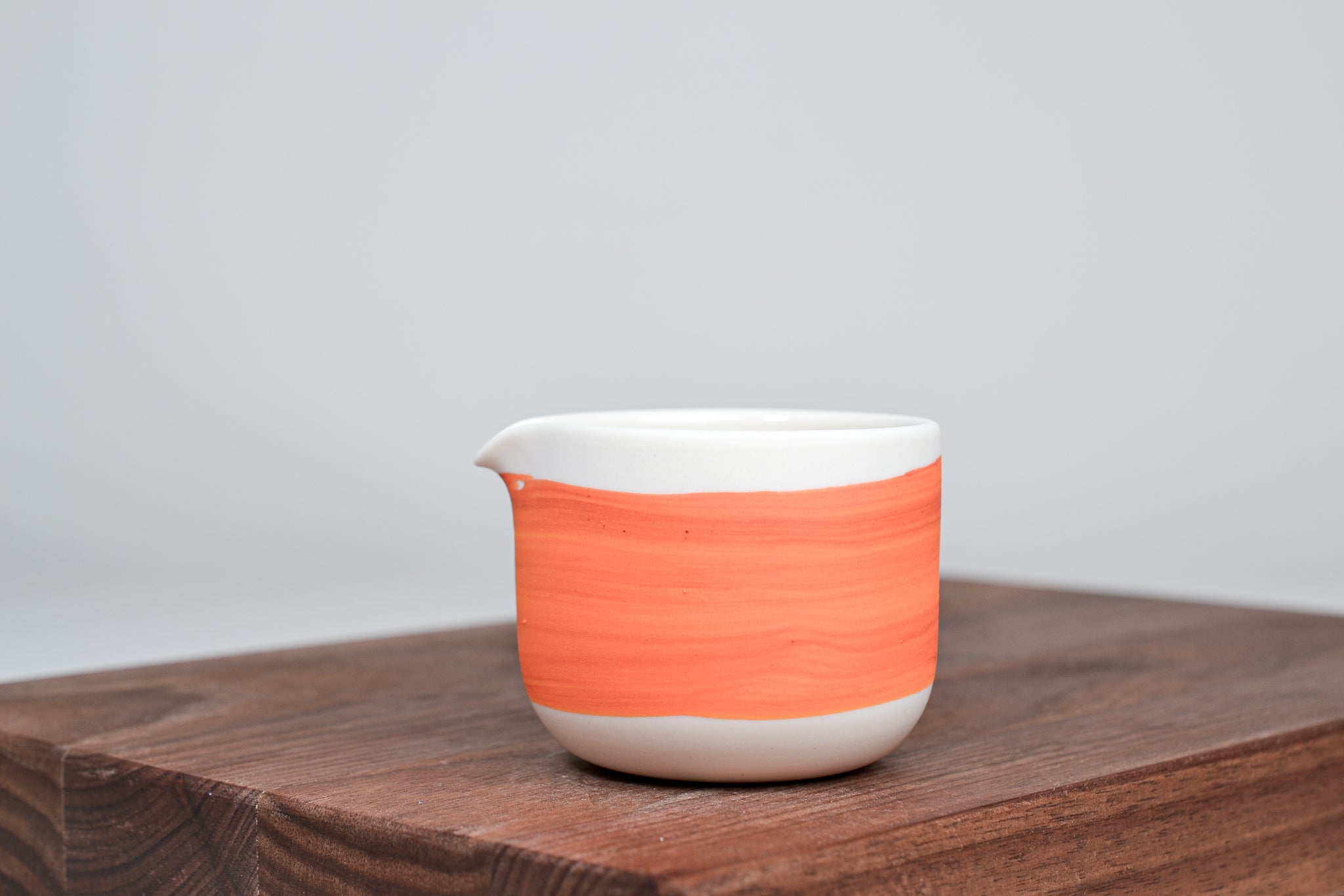 Simple milk jug, sunset line, 75ml