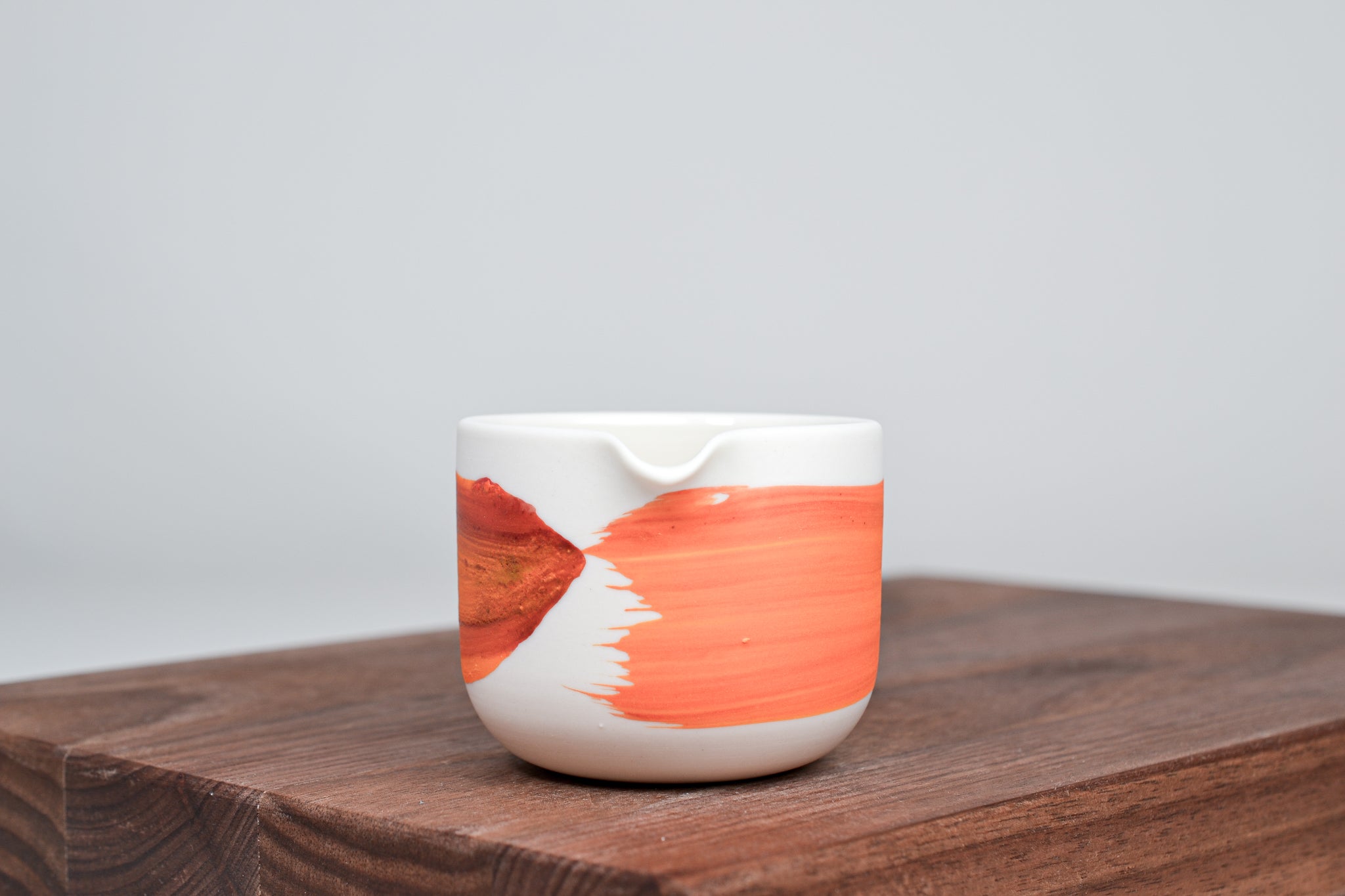 Simple milk jug, sunset line, 75ml