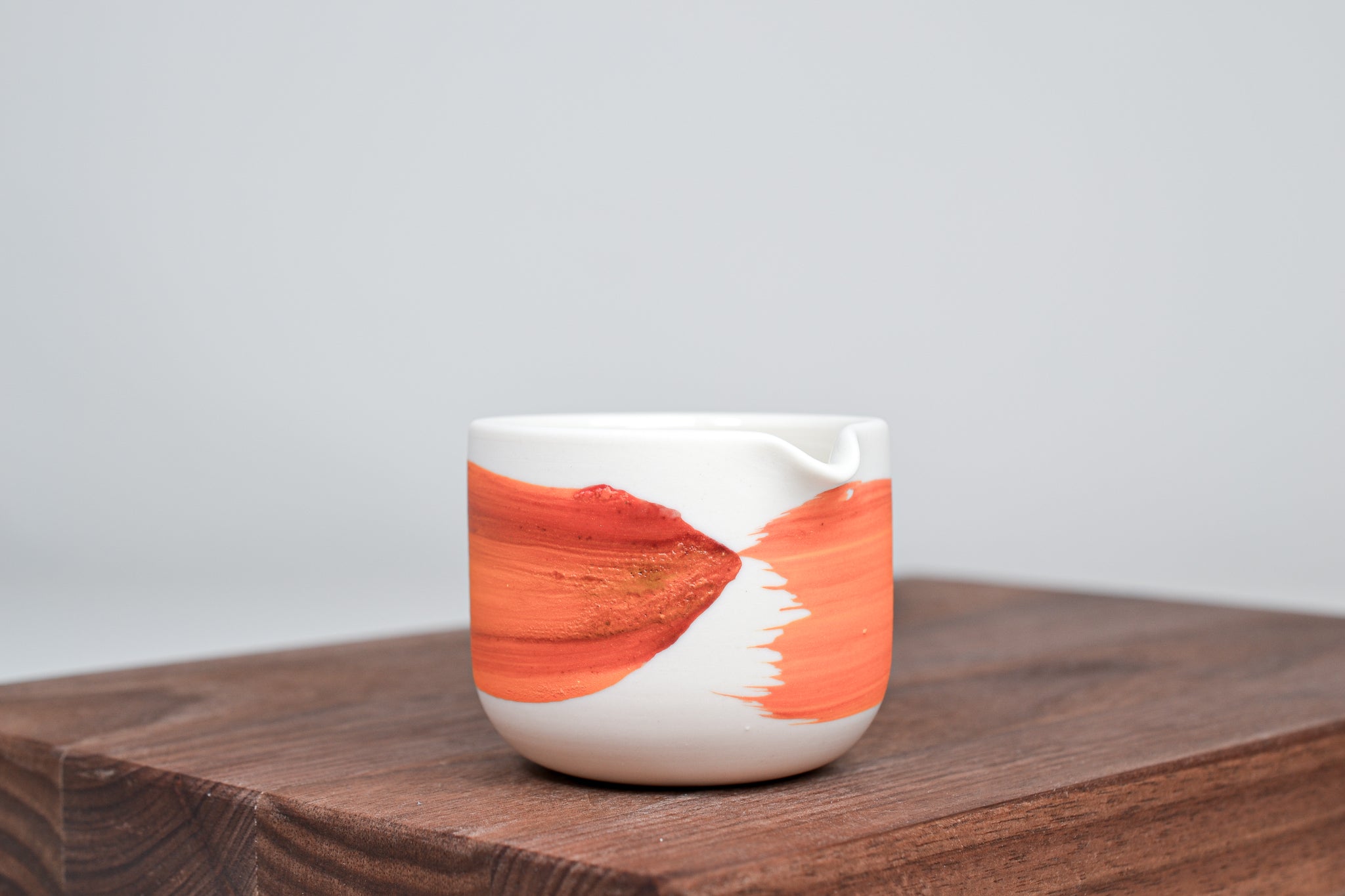 Simple milk jug, sunset line, 75ml