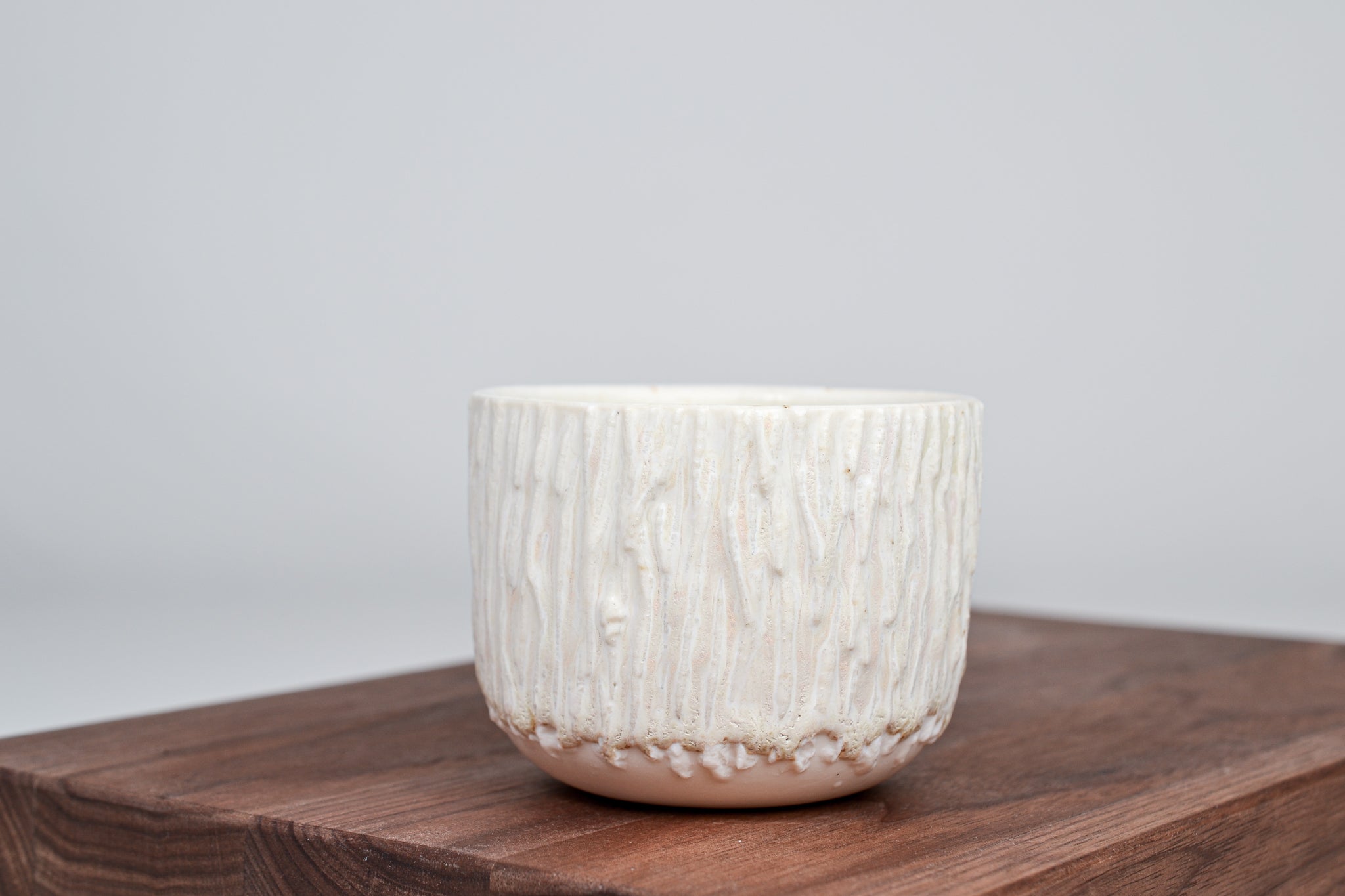 Structured coffee cup, miracle bark