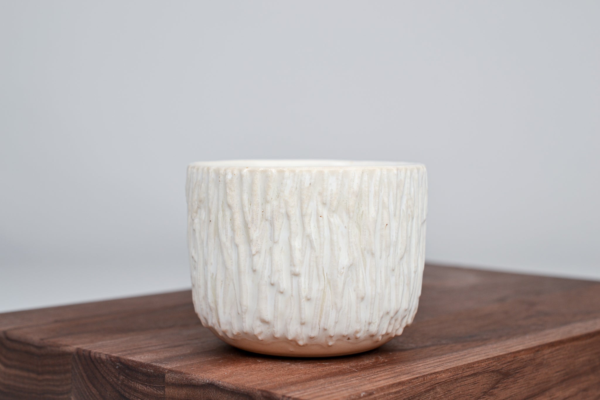 Structured coffee cup, miracle bark