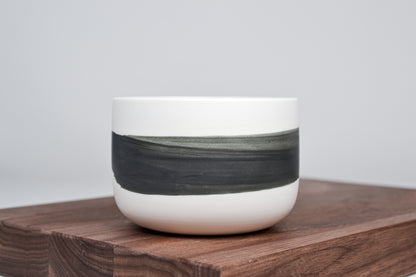 Černá linka - Minimalistický kávový hrnek - 300 ml